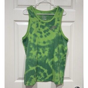 Nike The Nike Tee Tie-Dye Green Dri-Fit Tank Top Men’s L Running Gym Workout